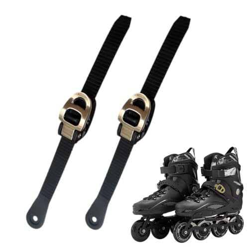 UENXRXE 2 Stück Ersatz Inline Roller Skating Schuhe Energiegurt mit Schnalle Schrauben Accessoire Teil, universelle Schnalle Langlebiger Inline Roller Skate Schuhe Energiemittel