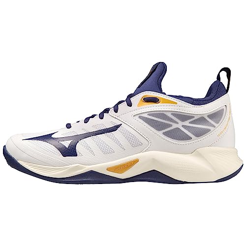 Mizuno Unisex Wellenmaße: Volleyball, Weiß Blueribbon Mp Gold, 48.5 EU