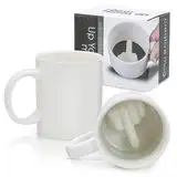 MEIYAXINWIN Mittelfinger Tasse, Mittelfinger Geschenk, Lustige Keramik Kaffeetasse mit 3D Mittelfinger, Stinkefinger Witzige Geschenke für Aprilscherz, Valentinstag, Geburtstagsgeschenk