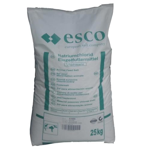 Viehsalz grob 25kg von K+S Rinder Pferde Schafe Ziegen Wild Salz Streusalz