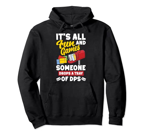 Postangestellte Briefträgerin Postbote Postlieferungs Witz Pullover Hoodie