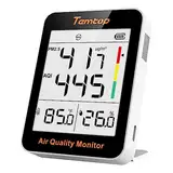 Temtop S1-UP Luftqualitätsmessgerät PM2.5, AQI, Temperatur Und Feuchtigkeit, Ultra-lange Batterielaufzeit Von 100 Tagen, Ideal Für Zuhause Und Büro