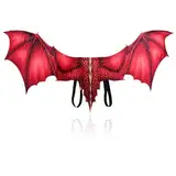 ZeiLaBang Kakadi Drachenflügel,Dragon Wings,Halloween Drachenflügel Drachen Cosplay Kostüm,Dämon Drachenflügel,Drachen Kostüm für Kinder Jungen Mädchen Halloween Party Karneval