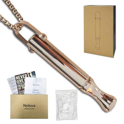 Rauchentwöhnung Hilfsmittel Original - Ora Rauchfrei Halskette - Raucherentwöhnungspfeife mit Atemwiderstand - Breathing Necklace zur Stressabbau & Atemtraining