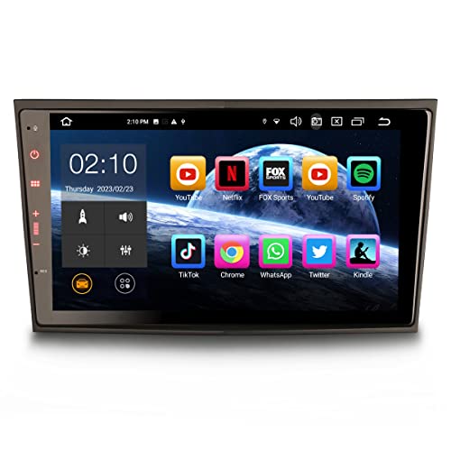 Erisin 8 Zoll 8-Kern 4GB+64GB Android 13 Autoradio Bluetooth GPS Navi für Opel Antara Astra H Corsa C/D Meriva Signum Vivaro Zafira Combo WiFi Kabelloses CarPlay Android Auto DSP RDS DAB+OBD2 Canbus