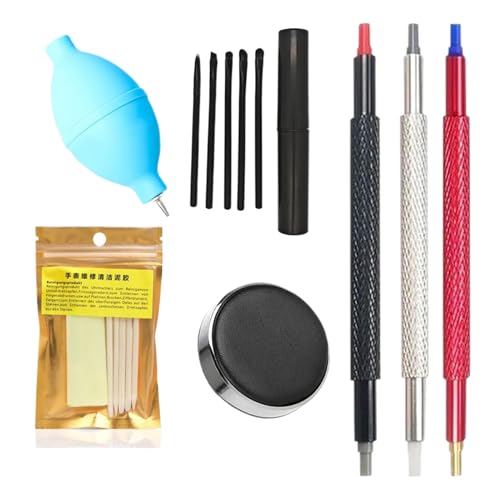 Uhrenreparatur-Set - Reinigungsset Für Armbanduhren - Ergonomisches Präzisionsset Zur Reparatur Und Pflege Von Elektronik Und Armbanduhren