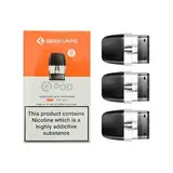 Q Pod 2,0 ml Replacement Pods, Pack of 3, 0,8 Ohm, Black