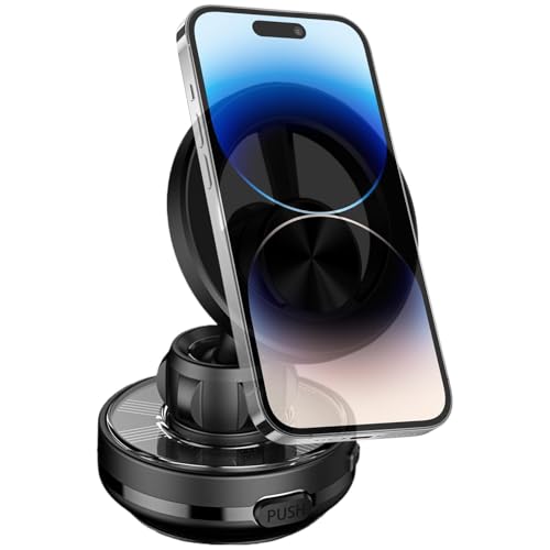 Magnetische Autokonstruktion, magnetische Steuerung für Autos | Unterstützung für Smartphones für die Saugnäpfe für das Armaturenbrett | Handyhalterung um 360 Grad drehbar
