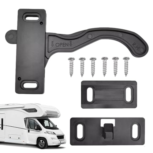 Door Latch - RV Right Side Handle Kit Ersatz | Anhängerverriegelungsgriff Für Mobilheim, Außenbildschirm -Eingang, Fahrtür -Panelhebel, Hardware -Set Für Das Motorrad -Sicherheitsbehörde -Zubeh