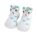 Lauflernschuhe Baby Sockenschuhe Kleinkind Schuhe Jungen Krabbelschuhe Bodensocken Mädchen Babyschuhe Kinderschuhe Weicher Boden Baby Schuhe Cute Tier Thermosocken