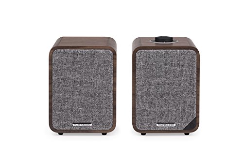 RUARK AUDIO MR1MK2-WALNUT MR1 MK2 Aktive Bluetooth-Lautsprecher in sattem Walnussfurnier