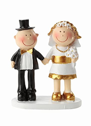 Goldhochzeitspaar * Goldene Hochzeit * Tortendekoration * Tortenfigur * Tischdekoration