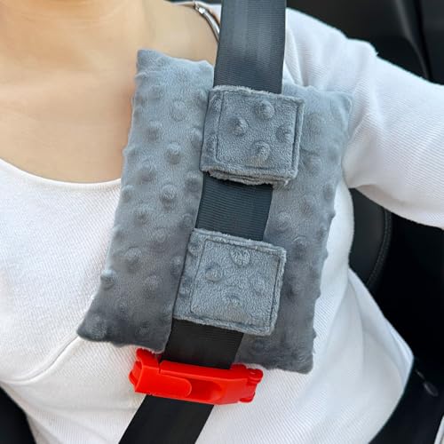 Little Post Chirurgie Sicherheitsgurt-Herz-Operationskissen für nach offener Herz-Operation, Genesungsgeschenke, Bypass-Herzschrittmacher, Must-Have-Schutz, Sicherheitsgurt-Kissen, Minky Dot