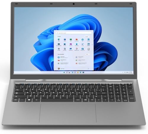 shinobee difinity 17,3 Zoll HD++ lautloses Notebook - Intel Celeron N4120 4 Kerne, 2.70 GHz, 16GB DDR4, 512 GB SSD, USB 3.0, Bluetooth, Intel UHD Graphics 600, HDMI, Windows 11, MS Office - 7466