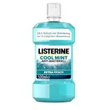 LISTERINE Cool Mint (500 ml), antibakterielle Mundspülung mit ätherischen Ölen & Minzgeschmack, Mundwasser bekämpft wirksam Bakterien im Mundraum, perfekte Ergänzung zur täglichen Zahnpflege