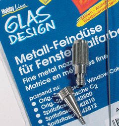 Metall-Feindüse 0,5mm Glas-Design / C2 Windowcolor [Spielzeug]