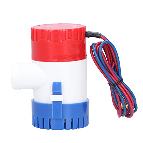 12V/24V 350/500/750/1100GPH Sanitäranlagen Pumpen Bootspumpen Bilgenpumpe Geräuscharme Bilgenpumpe Halbautomatischer Schalter Elektrische Kleine Tauchpumpe Zum Ablassen von Strom[12V-500 GPH]