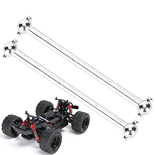 RiToEasysports Hochwertige 2pcs Silbermetallfahrwelle für HS 18301 18302 18311 18312 1/18 RC -Auto Ausgeglichene Fahrerleistung für RC -Hobbyisten