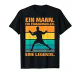 Herren Finanzmakler Geschenk lustiger Spruch - Ein Finanzmakler. Ei T-Shirt