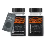 Autolack Lackstift Set für Audi D6U Dunkelgrün Metallic/Dunkelgrun Metallic Basislack Klarlack je 50ml