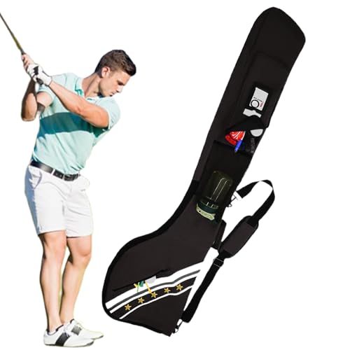 Trage-Golfbag,Golfschläger Aufbewahrungstasche | Mit Verstellbarem Schultergurt & Organizer-Fächern Für Damen, Herren & Jugendliche