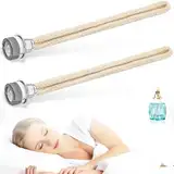 Öllampen Docht Duft Öllampe Docht Ersatz-Docht mit Brenner Lampe Ersatzdocht Öllampen-Ersatzdocht Katalytische Lampen Ersatzbrenner Zubehör für Raumluft Verbessern Aromatherapie, 16 cm (2St Silber)