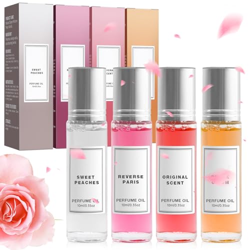 4 Stück Roll-On Pheromone Parfum Woman Set Venom Pheromon Parfüm Frauen Tragbarer Damendüfte Pheromone Parfum Öl Langanhaltender Duft Unterstreicht Ihren Charme