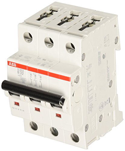 ABB S200 MCB Leitungsschutzschalter Typ B, 3-polig 32A 400V, Abschaltvermögen 6 kA System Pro M Compact