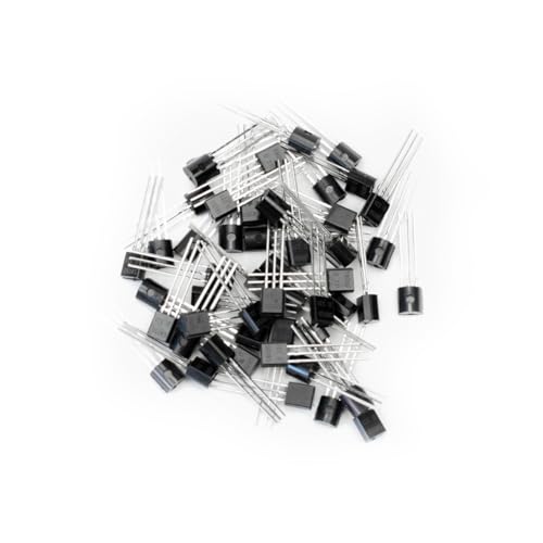 Innfeeltech 50 Pcs BJT Power Transistors Werte S8050 NPN Power General Purpose Transistors