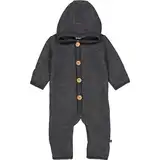 Fred's World by Green Cotton Unisex Wool Fleece Suit Jacket, Dark Grey Melange, 80/86