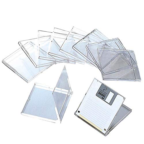 ELECOM-Japan Brand-Computer Diskette Case Plastic Material 10 pcs PK-10