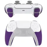 eXtremeRate PlayVital Grip Sticker für ps5 Anti-Rutsche Professionale strukturierte Gummipads Griffpolster Aufkleber Skin für ps5 Controller(Armored Edition-Lila)