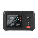Digitales Luftqualitätsmessgerät, TVOC und HCHO, Feinpartikeldetektor (PM1.0, PM2.5 und PM10), LED-Anzeige, tragbarer Monitor zur Erkennung von Luftverschmutzung