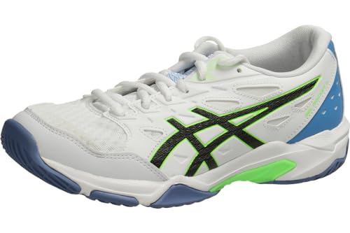 ASICS Herren Gel-Rocket 11 Sneaker, White Lime Burst, 39.5 EU