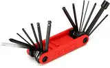 Fender Multifunktionswerkzeug, 14-in-1 Gitarren- und Basswerkzeug, Zubehör für Gitarre und Bass, Rot, Gitarren Werkzeugsatz, Multitool für Musiker, Reparaturwerkzeug für Gitarre