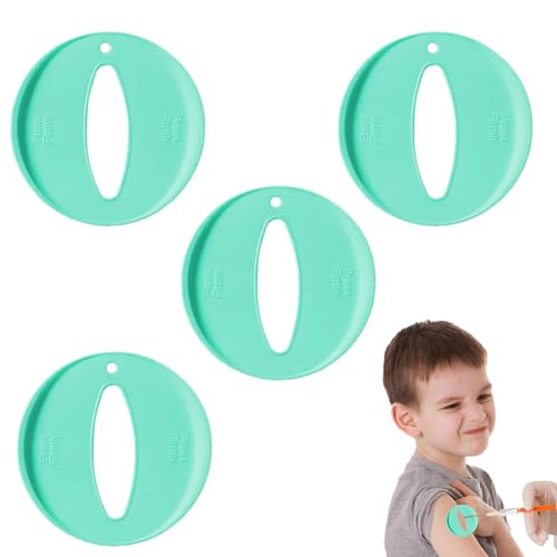 Cushangty Schusshilfe-Pads, Schusshilfe für Kinder | Leichter wiederverwendbarer Schussblocker - 4 Stück Hurt Blocker Shot Assist blockiert Immunisierung Shot Blocker für Kinder und Erwachsene