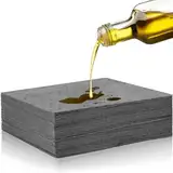 40 Stk. Universelle Ölauffangmatte, 25 x 33 cm Ölsaugtücher Ölbindematte für Werkstatt, Garage, Schwere Ölabsorptionsblätter Saugmatte für Flüssigkeiten auf Öl- und Wasserbasis