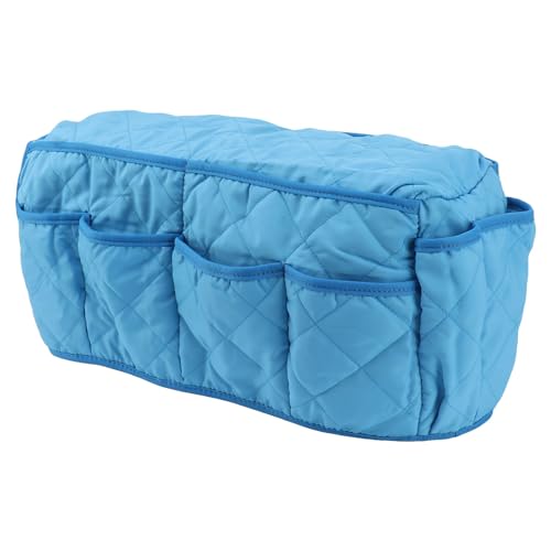 Sessel-Nachttisch-Aufbewahrungs-Organizer, wasserdichte Taschen-Sofa-Arm-Abdeckung, Fernbedienung, Stilvoller Sofa-Armlehnen-Organizer (Blue),Sonstige Bergsteiger- und Campingausr¨¹Stung
