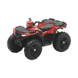 NewRay – Miniatur-Nachbildung – Polaris Sportsman XP – Geländefahrzeug – Modell zum Sammeln und Spielen für Quad-Fans – Rot – 2018 – 07363