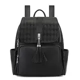 Travistar Rucksack Damen Klein Elegant - Casual Lederrucksack Wasserdicht Cityrucksack Modern Reiserucksack Schulrucksack Arbeitsrucksack Daypack Mode für Frauen