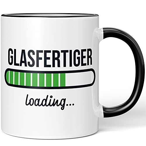 JUNIWORDS Tasse, Glasfertiger loading, Schwarz (6198559)