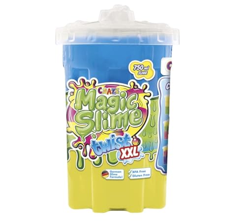 CRAZE Magic Slime Twist XXL Mehrfarbiger magischer Kinderschleim 750 ml Bunter Spielschleim 34934