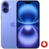 Apple iPhone 16 mit Vodafone Vertrag | Aktion: 25% Basispreis-Rabatt | 24 Mon. Laufzeit | in Ultramarin | mit 128 GB Speicher