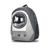 Haustier Rucksäcke Transport Tragen Katze Tasche Atmungsaktive Blase Astronaut Reise Große Raum Kapsel Kleine Hund Haustier Rucksack /884 (Color : Silver)