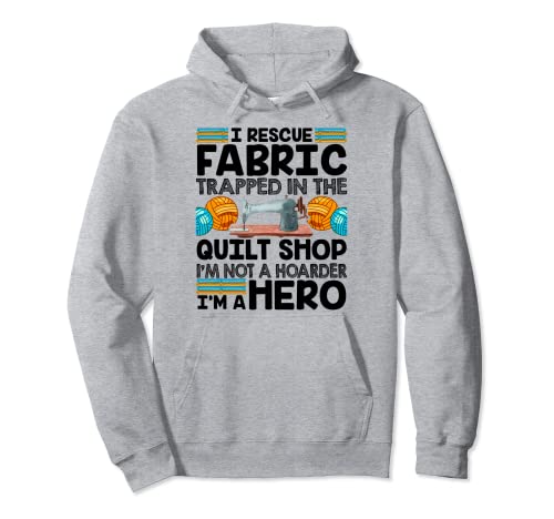 Nähmaschine Nadel Faden Patchworkladen Näherin Couturier Pullover Hoodie
