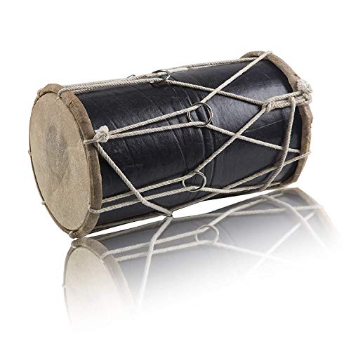 Handmade Wooden & Leather Classical Indian Folk Tabla Drum Set Hand Percussion Drums World Musical Instruments Punjabi Dhol Dholak Dholki Fun For All Birthday Housewarming Gift Ideas