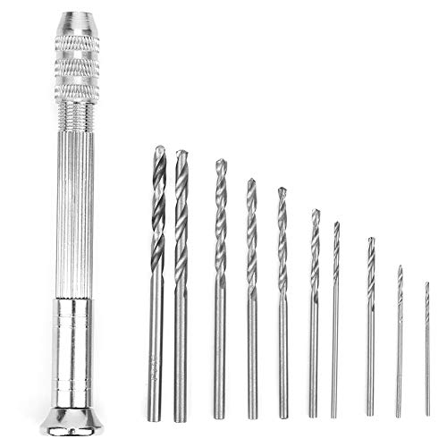 Mini-Hand-Spiralbohrer, Gedrehter Bohrer, Legierung, Handbohrmaschine, Präzisions-Schraubstockbohrer für die Holzbearbeitung