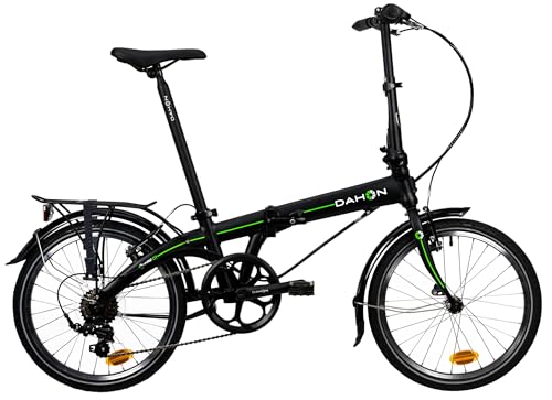 Dahon VYBE D7 klappfahrrad Erwachsene, Klapprad 20 Zoll Faltrad 7 Speed Gears Leichter Aluminiumrahmen Folding Bike, Faltbares Citybike für Pendler und Reisen