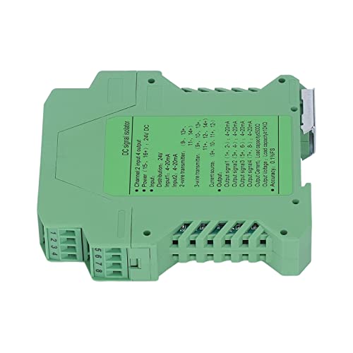 24-V-DC-Signaltrenner 2 in 4 Ausgänge Gleichstrom-Signalkonditionierer Sender SPS-Erkennungssignalkonditionierer (0-10V)