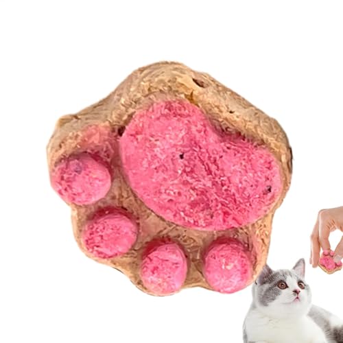 Katzensnacks In Pfotenform | Pfoten Katzen Leckereien | Natürliche Gesunde Katzensnacks | Pfotenförmige Katzenkekse | Gesunde Katzensnacks Leckereien Für Die Mundreinigung Von Katzensnacks